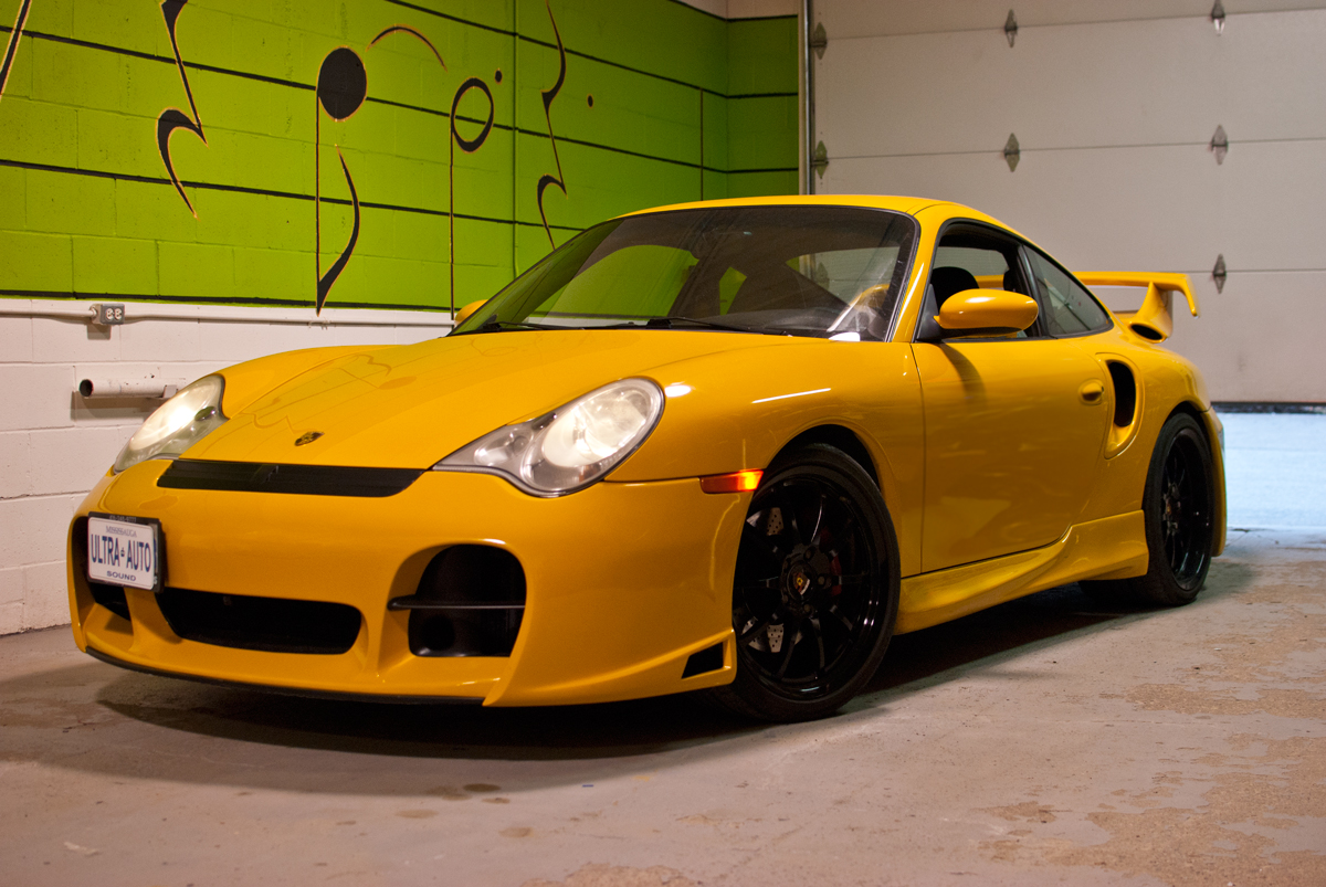 Our friends from Luxury Auto Body sent over a Porsche for an audio upgrade.