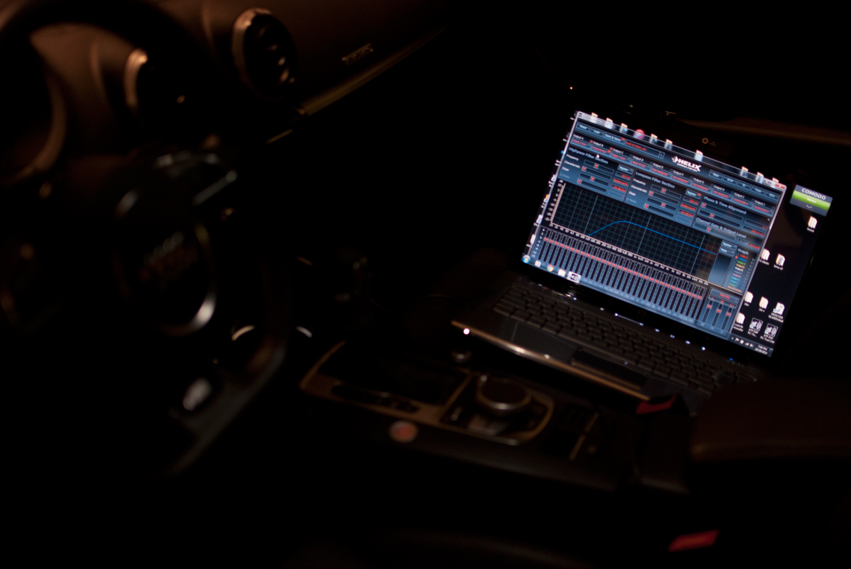 Lots of time spent to make this car sound amazing using one of the best sound processors Helix DSP pro.